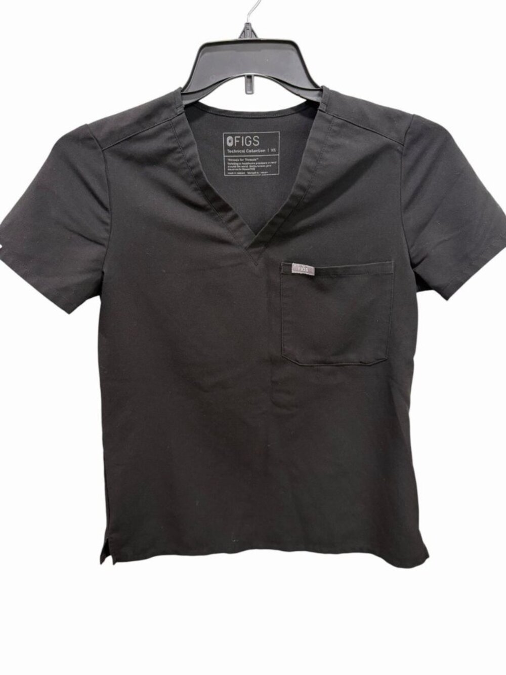 FIGS Women's XS Scrub Top Medical Uniform Hospital Nurse PO#2453